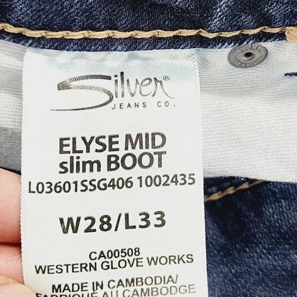 Silver Jeans Fluid Boot cut Women's jeans 28 - Picture 8 of 10